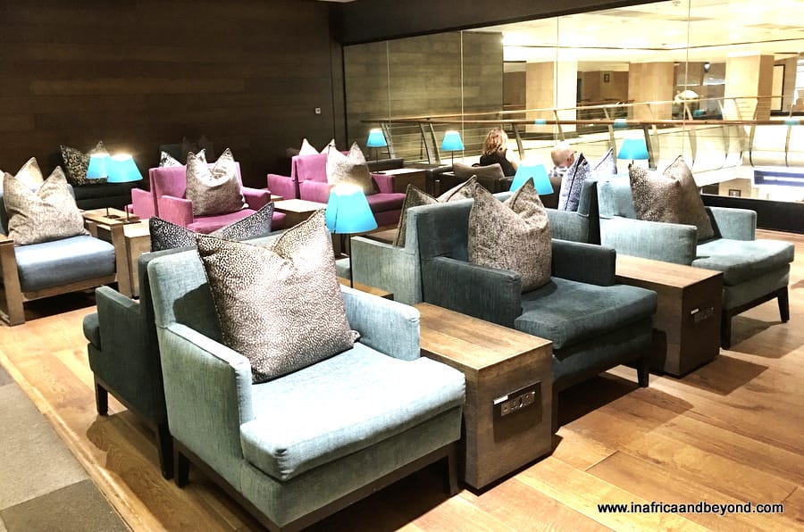 OR Tambo International Airport lounges - 2 reviews 2 Comfortable chairs at the Slow lounge at OR Tambo International Airport lounge