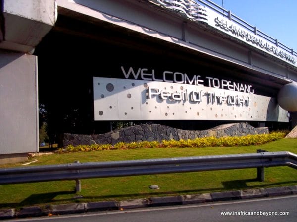 Penang - Welcome sign