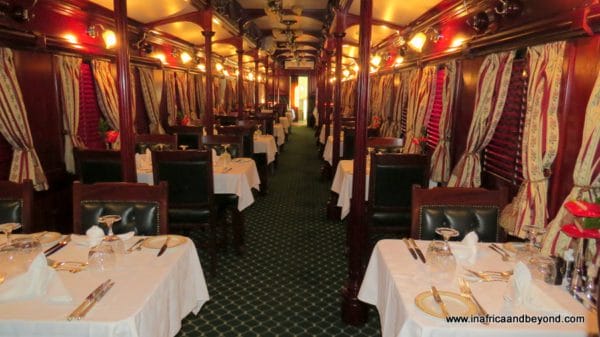 Dining Car Rovos Rail