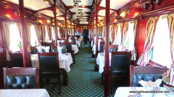 Dining Car Rovos Rail