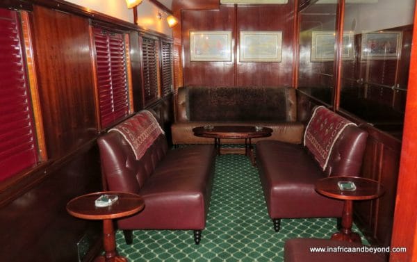 Smoking room Rovos Rail