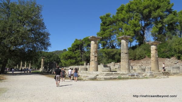 Ruins of the Temple of Hera Ancient Olympics