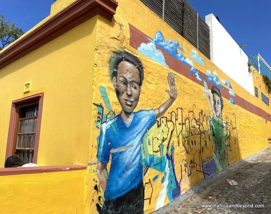 Walking Tour of the Bo-Kaap in Cape Town 9 Street art in Bo-Kaap