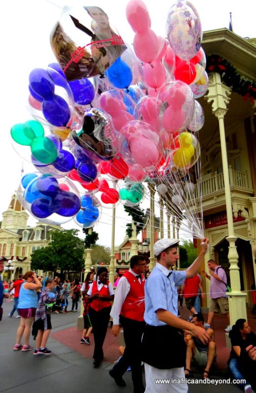 Balloon seller