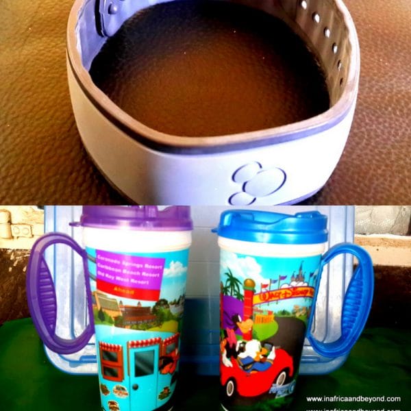 Disney Magic Band and Disney Mugs