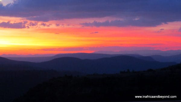 Sunset at Crystal Springs - photos of Mpumalanga