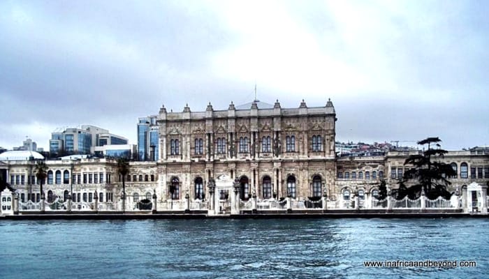 Dolmahbahce Palace from the Bosphorus Cruise