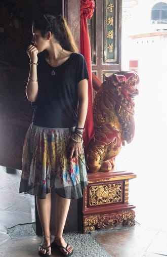 Kristina in Melaka, Malaysia