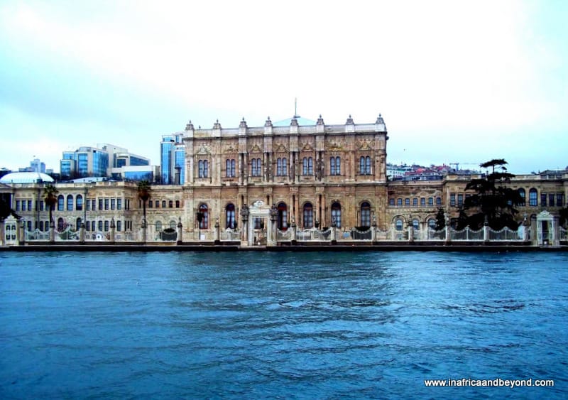 Dolmahbahce Palace from Bosphorus