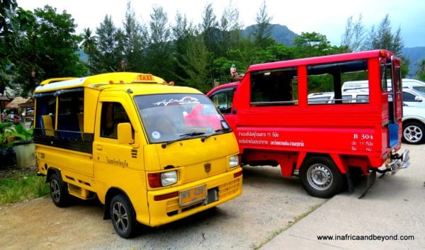 Things to do in Phuket with kids Taxis in Phuket