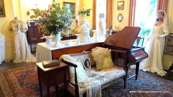 Vintage bridal gowns at Lindfield House Wedding Exhibition