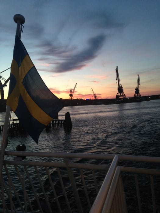 Ferry ride in Gothenburg Elle