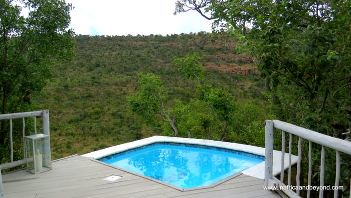 Clifftop Our private plunge pool