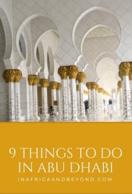 Things to do in Abu Dhabi