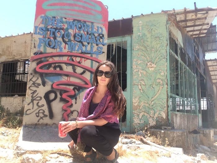 Sara Essop - High Heels & a backpack