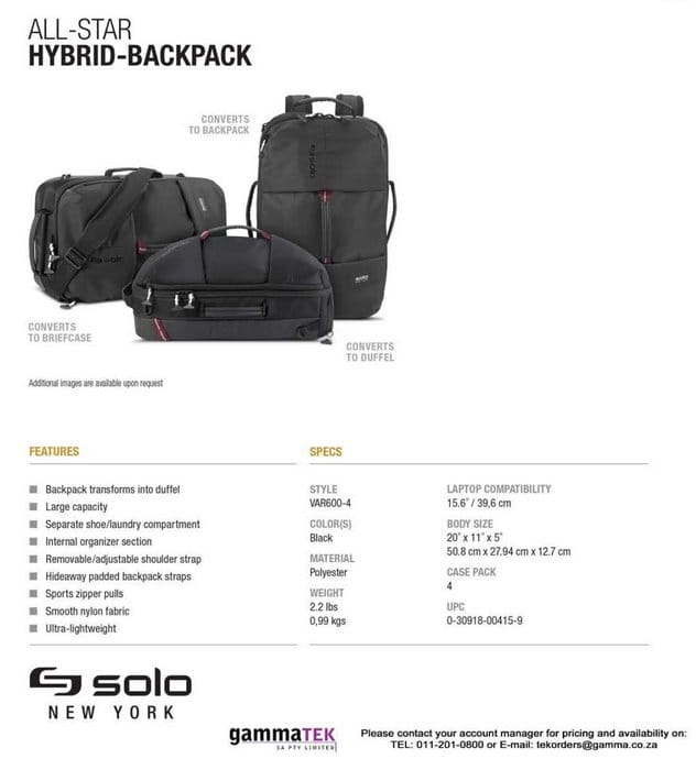 All-Star Hybrid Backpack