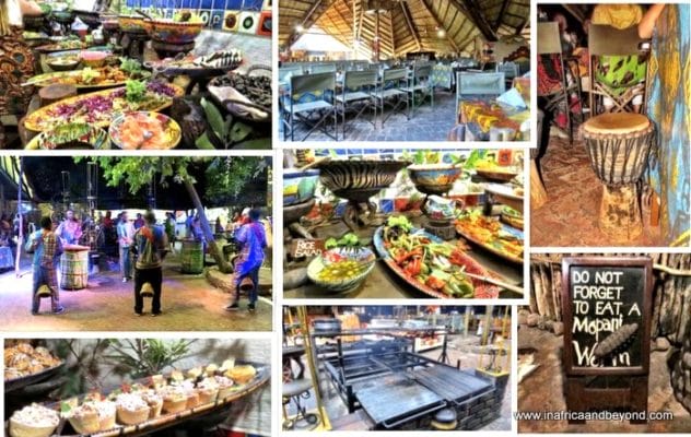 Wildlife & waterfalls at the Victoria Falls Safari Lodge 10 The Boma Victoria Falls Safari Lodge