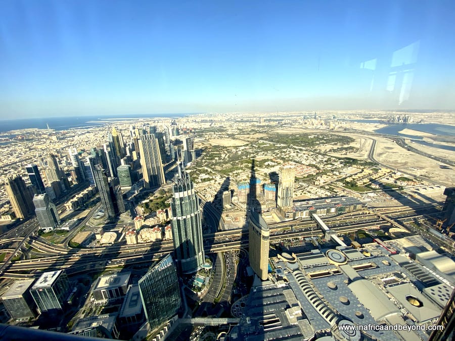 View from Burj Khalifa At The Top
