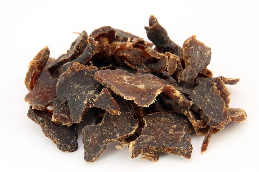 biltong - pieces of dry meat