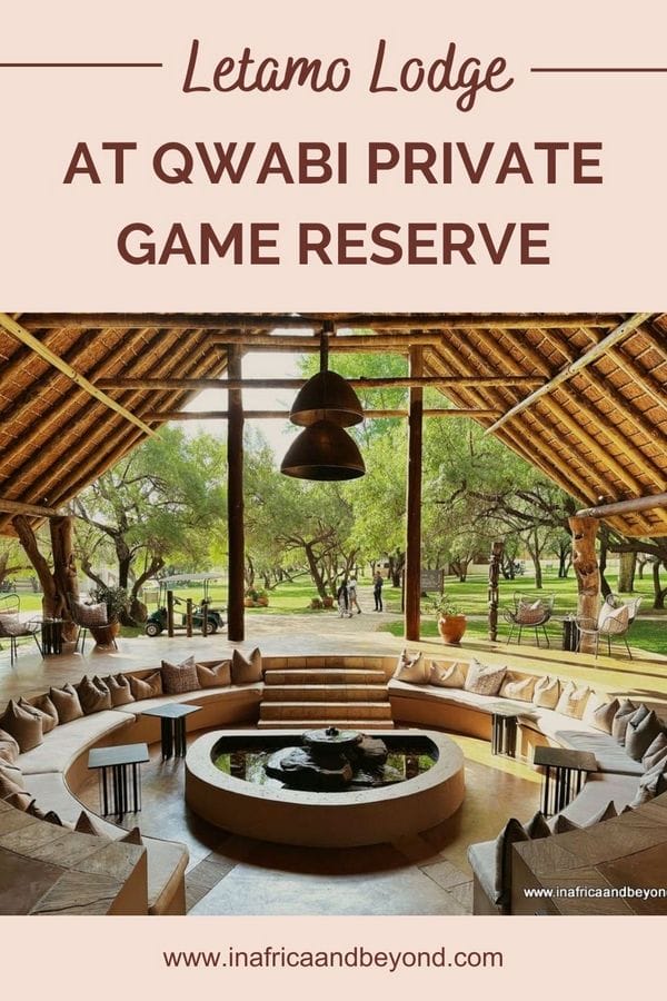 Letamo Lodge at Qwabi Private Game Reserve