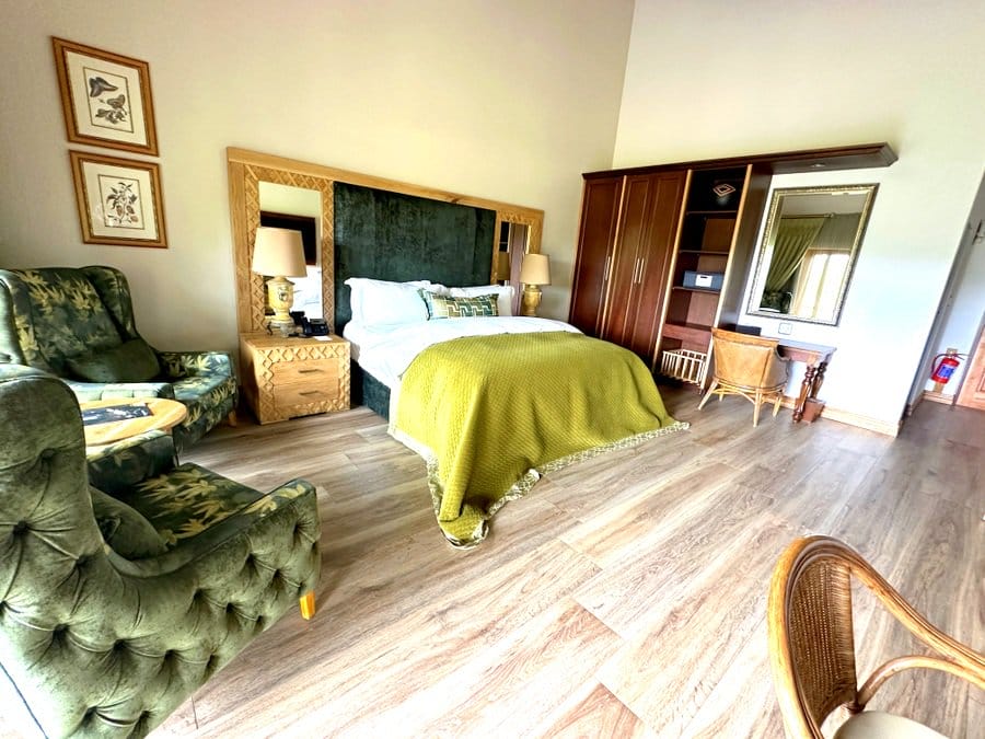 green-themed Bedroom at Kingfisher Villa 