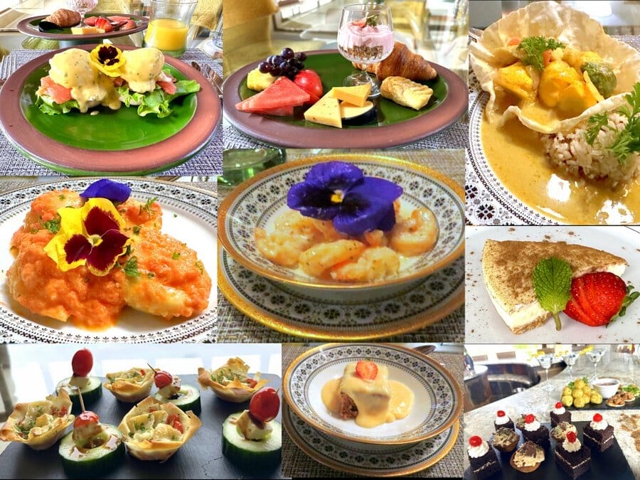 Food at Kingfisher Villa