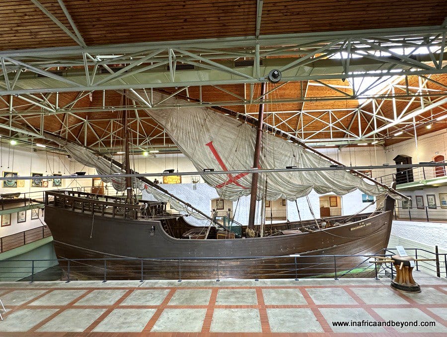 ship replica at Bartolomeu Dias Museum Complex
