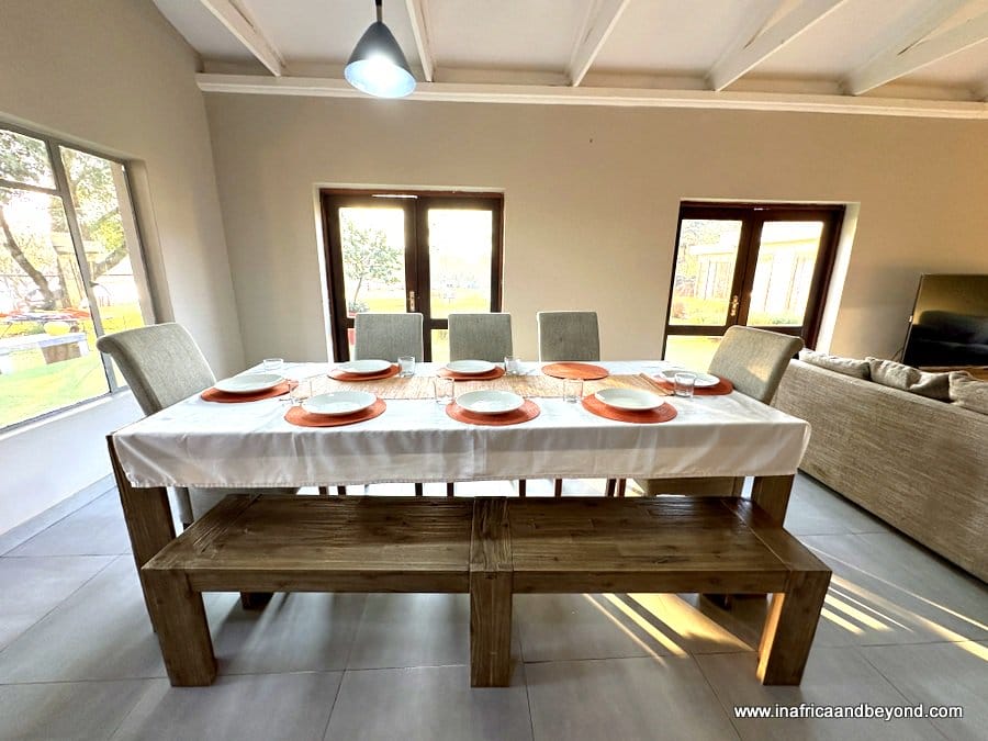 Zaariah Estate – A serene countryside escape 6 Dining area at Zaariah Estate