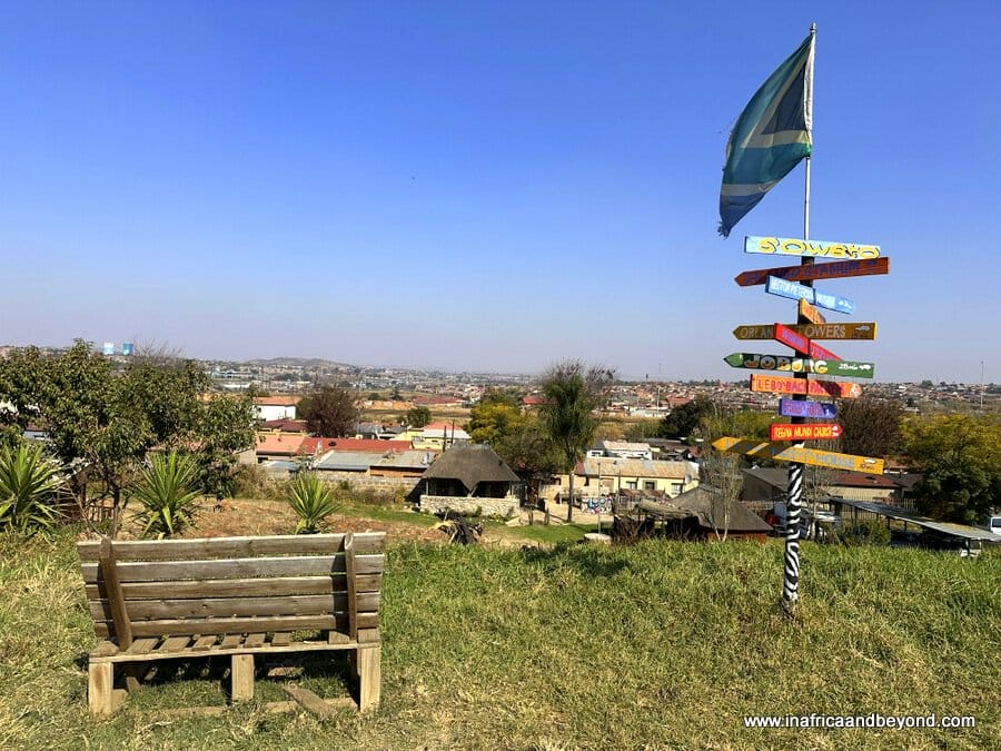 Exploring Soweto with Intrepid Travel 6 View of Soweto from the hill