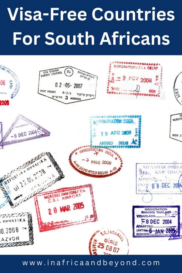 Visa–free Countries For South Africans in 2024