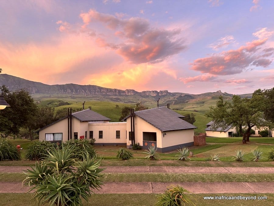 aha Alpine Heath Hotel & Conference Centre – A Charming Mountain Retreat In The Drakensberg 10 aha Alpine Heath Hotel at sunset