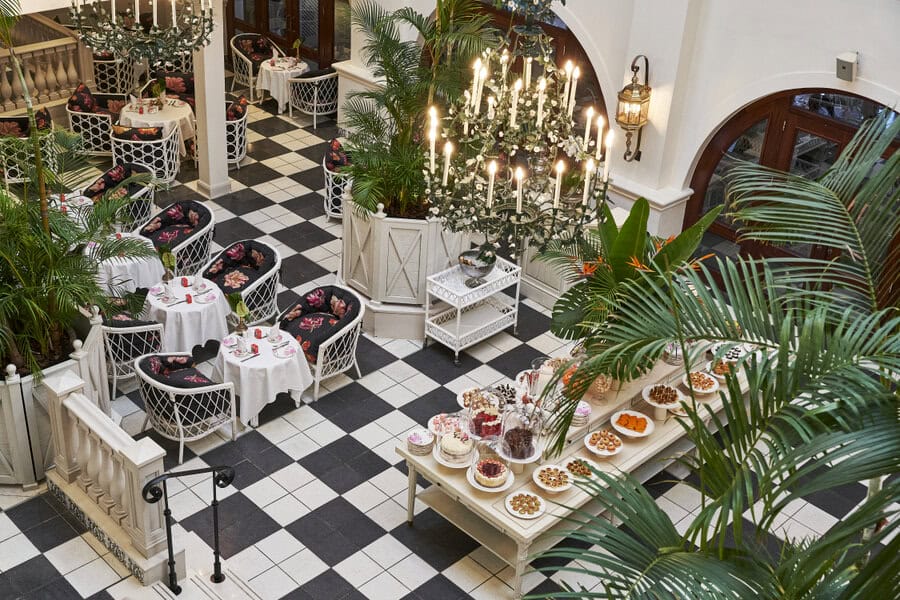 High Tea at the Palm Court