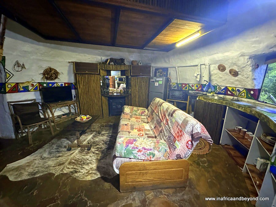 Zulu Hut Living Area