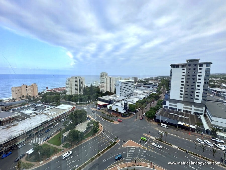 View from Radisson Blu Hotel, Durban Umhlanga 