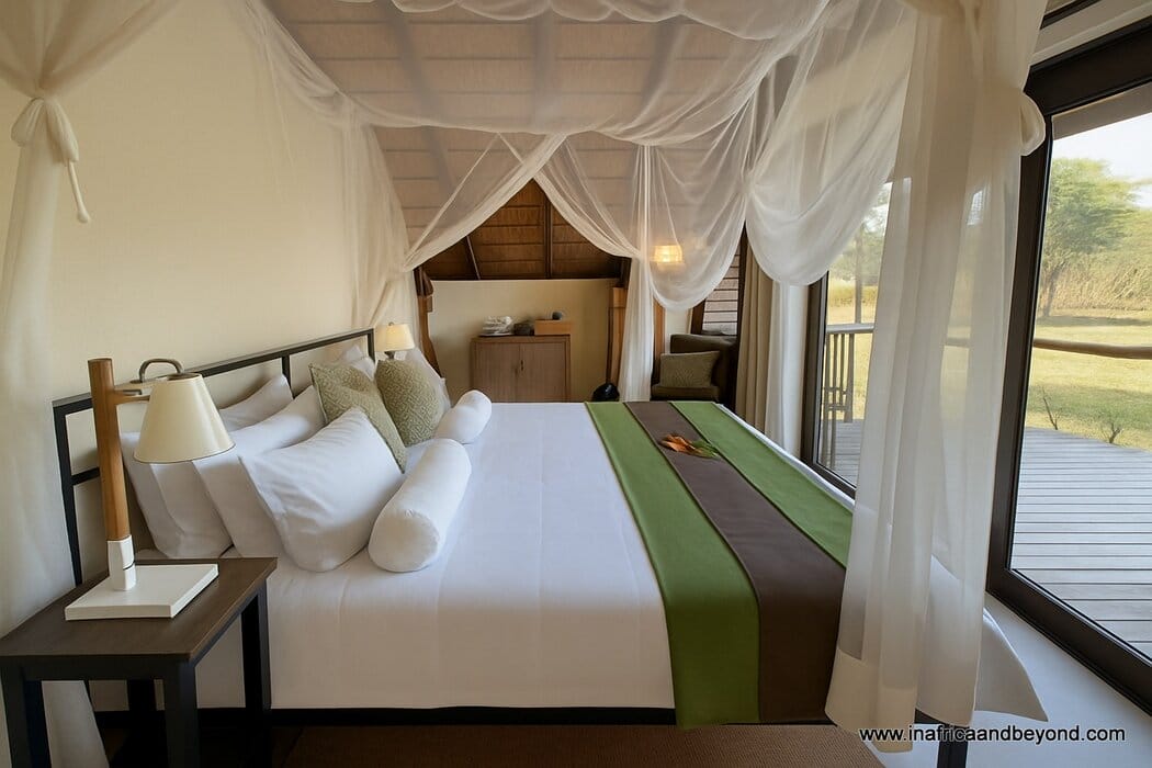 Tau Game Lodge: Where Lions Roam 7 Tau Game Lodge Bedroom