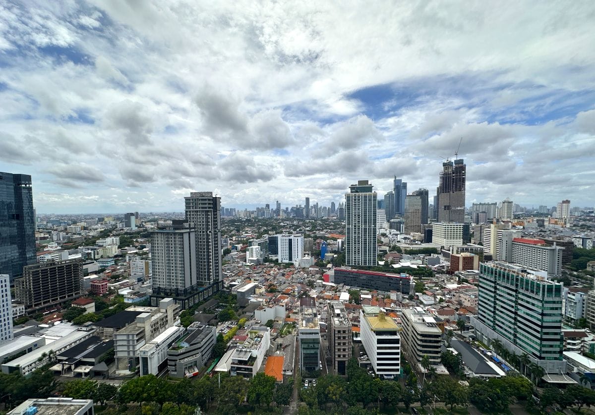 View of Jakarta from The National Library